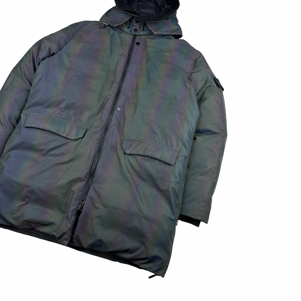 Stone Island 2018 Reflective Scarabeo Down Parka Jacket - XL