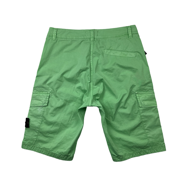 Stone Island 2021 Lime Green Cargo Shorts - Age 12