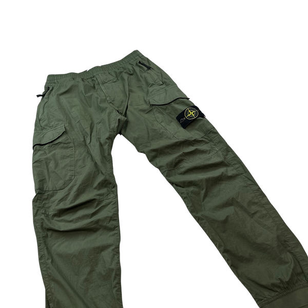 Stone Island 2020 RE T Green Cargo Trousers - 30"