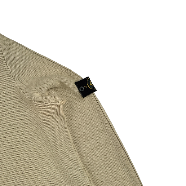 Stone Island 2003 Beige Silk Blend Vintage Knit Pullover - XL