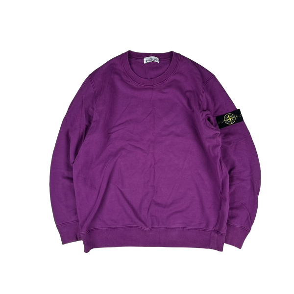 Stone Island 2021 Violet Crewneck Sweatshirt - XXL