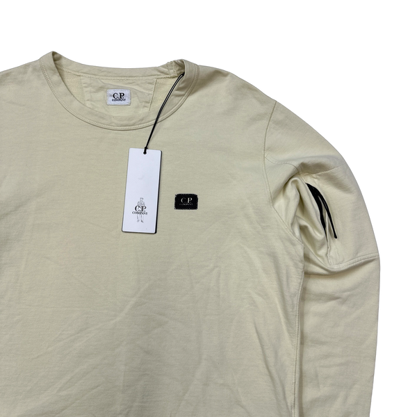 CP Company Yellow Lightweight Sweatshirt - Medium