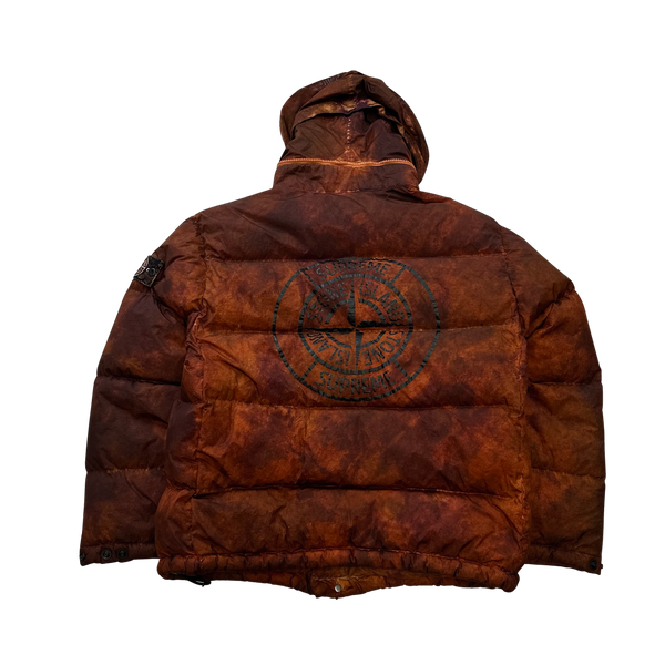 Stone Island x Supreme Paintball Camo Crinkle Reps Puffer Jacket - Small