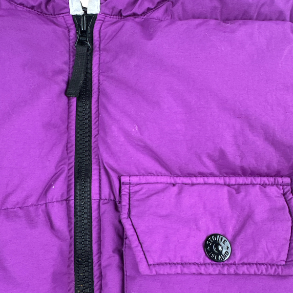 Stone Island Fuchia Purple Naslan Light Watro Down TC Puffer - XL