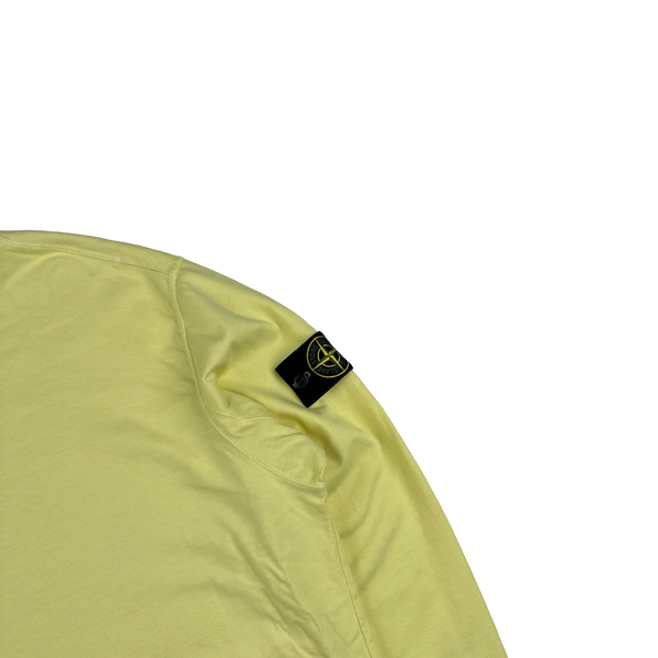 Stone Island 2019 Yellow Crewneck Cotton Jumper - XL