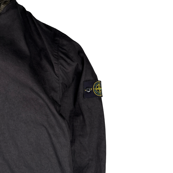 Stone Island 2005 Charcoal Lino Flax Dutch Rope Liner Jacket - XL