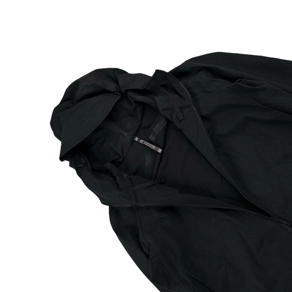 Arcteryx Black Veilance Zipped Hooded Jacket - Medium