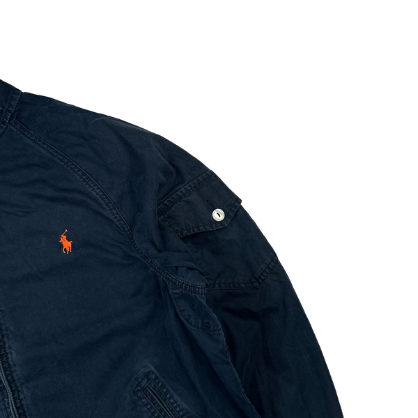 Ralph Lauren Navy Cotton Jacket - Medium