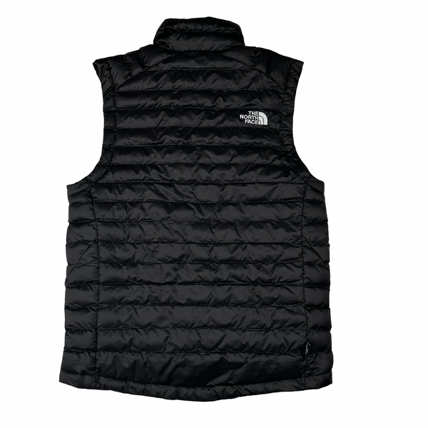 North Face Black Circular Down Puffer Gilet Jacket - Small