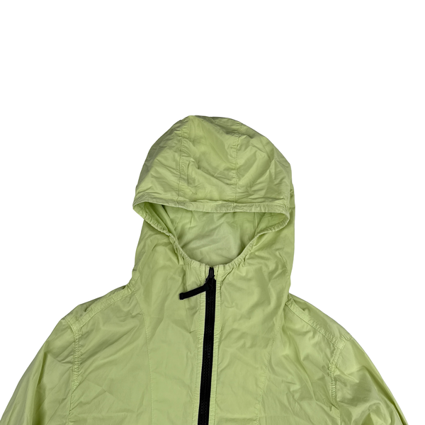 Stone Island 2017 Yellow Tela Paracadute Hooded Jacket - Small