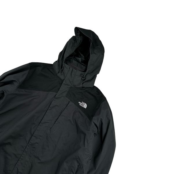 North Face Grey Dual Layer 3 in 1 HyVent Rain Jacket - XL
