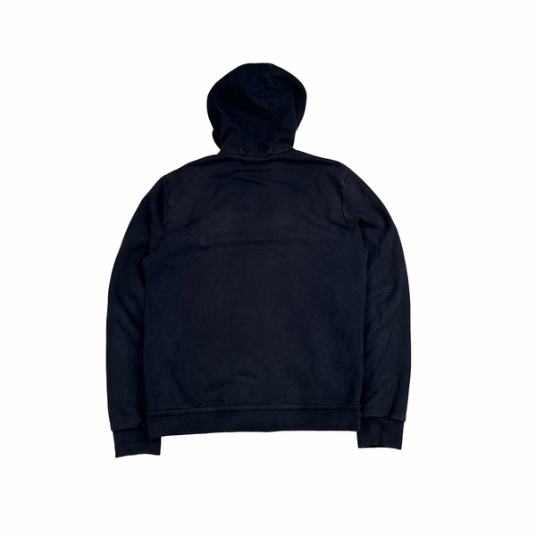 Prada Red Tab Hybrid Navy Quilted Cotton/Nylon Jacket - Large