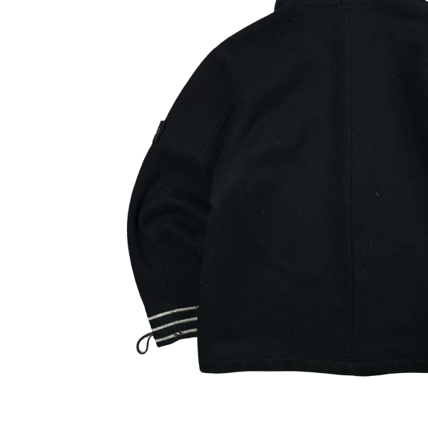 Stone Island 2004 Vintage Heavyweight Lana Wool Zipped Jacket - XL