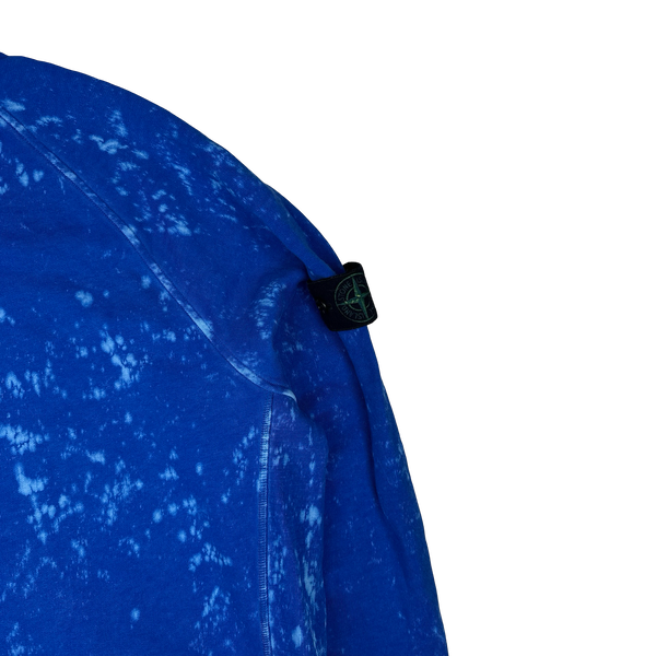 Stone Island 2022 Camo OVD Blue Pullover Hoodie - XL