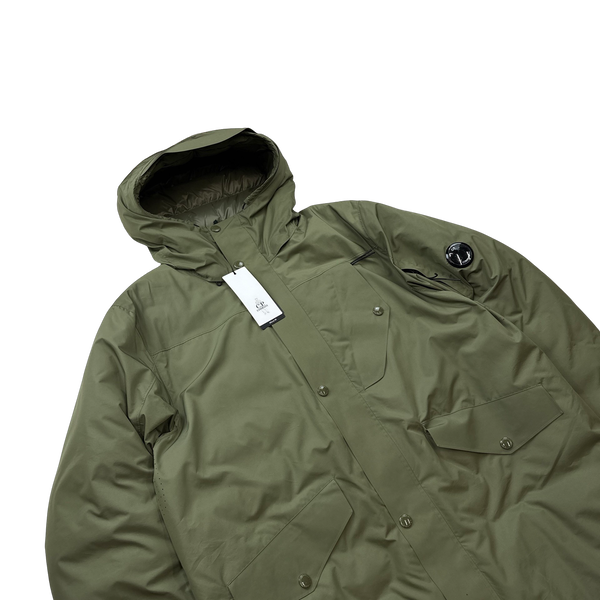 CP Company Green Micro M Down Lens Viewer Jacket - XL