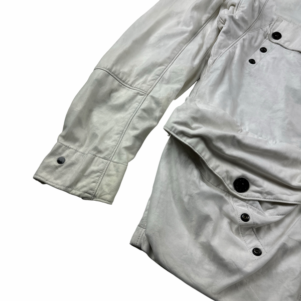 Stone Island 2009 White Tyveck Multi Pocket Jacket - Medium
