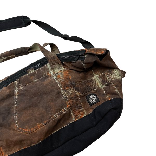 Stone Island 2019 Paintball Camo Cotton Cordura Patch Duffle Bag