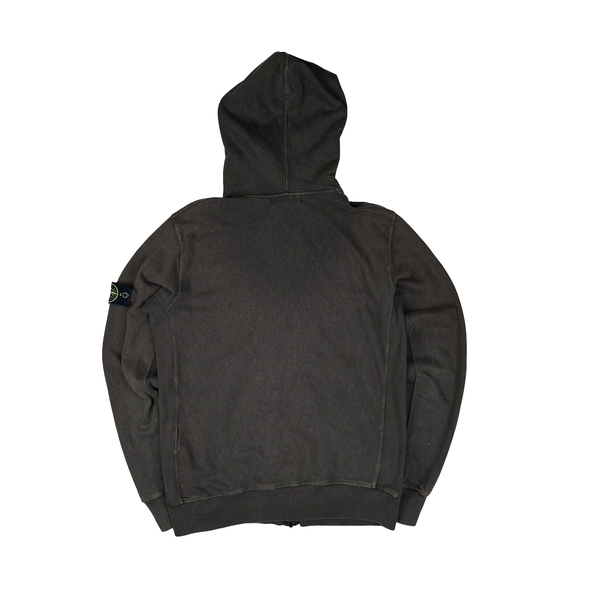 Stone Island 2014 Brown Zipped Hoodie - XL