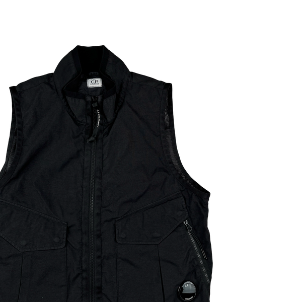 CP Company Black Taylon P Utility Vest - Medium