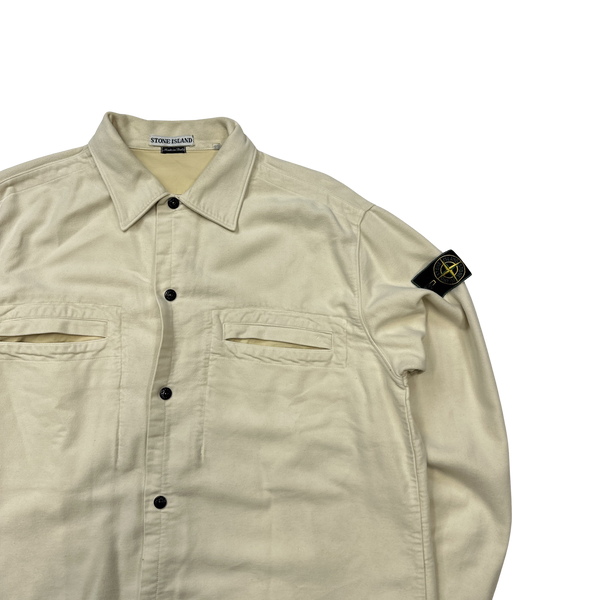 Stone Island Vintage 1997 Mole Skin Cotton Overshirt  - Large
