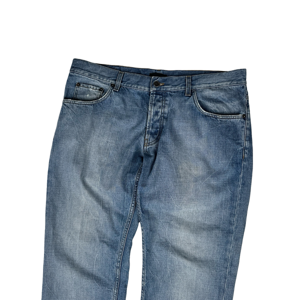 Prada Tapered Fit Denim Jeans - 36" Waist