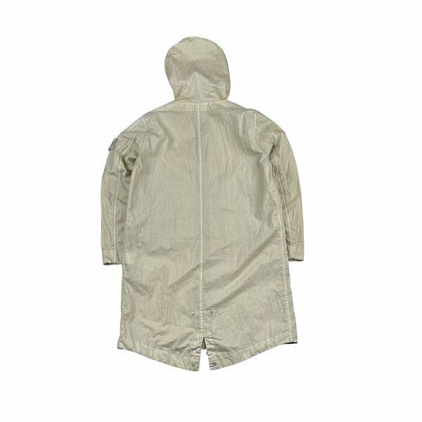 Stone Island 2019 50 Fili Resinata Ghost Parka Jacket - Small