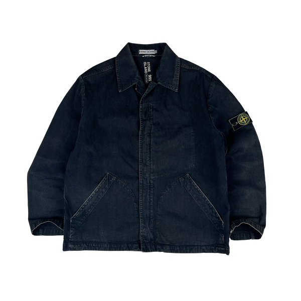 Stone Island Vintage 1994 Denim Chore Jacket - Medium