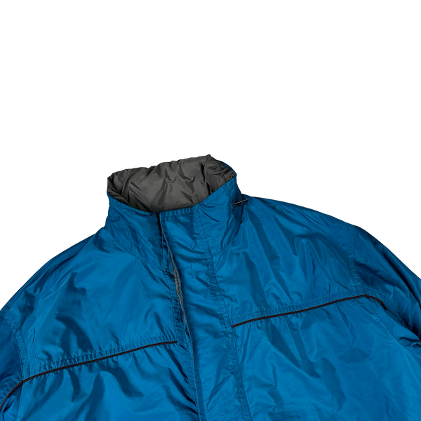 Prada Blue Nylon Red Tab Windbreaker Jacket - XL