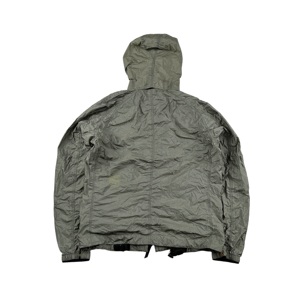 Ma Strum Grey Lightweight Shoulder Badge Jacket - Large