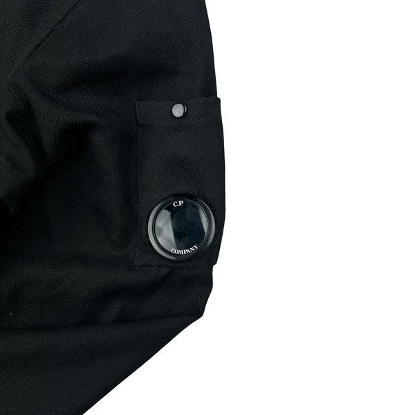 CP Company Black Cotton Lens View Overshirt - Medium