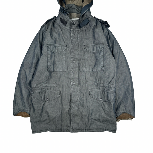 Stone Island 2005 Shoulder Badge Lino Flax Dutch Rope Jacket - XXL