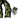 Load image into Gallery viewer, BAPE Green Down Filled Camo Scarf
