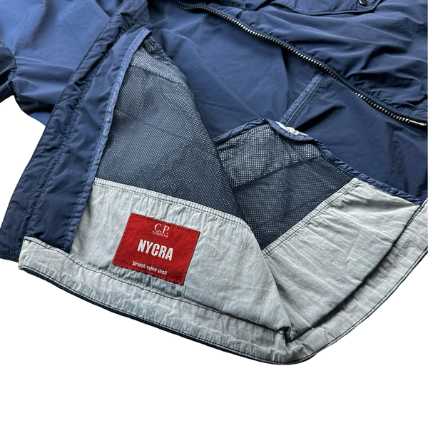 CP Company Navy Nycra Goggle Watch Viewer Jacket - Small