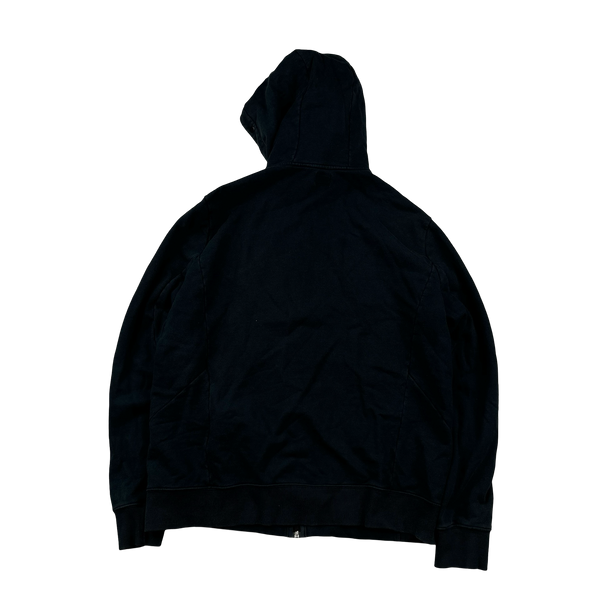 CP Company Navy Cotton Goggle Hoodie - XXL