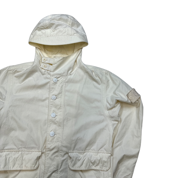 Stone Island 2012 White Ghost Ventile Jacket - Small