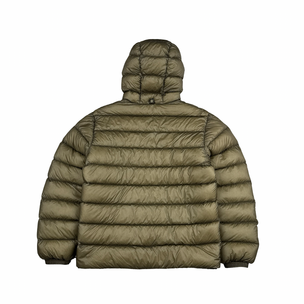 CP Company Umber Down Filled DD Shell Liner Puffer Jacket - Large