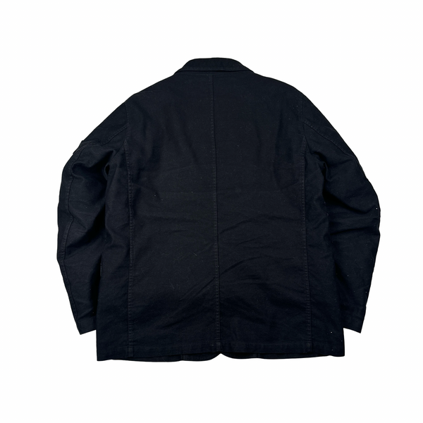 Stone Island 2011 Black Mil Spec Diagonal Wool Dutch Rope Liner