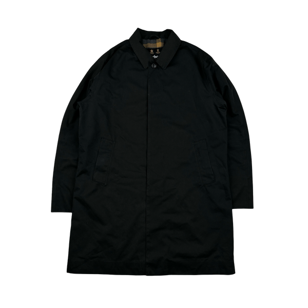 Barbour Loren Tartan Lined Long Jacket - Large