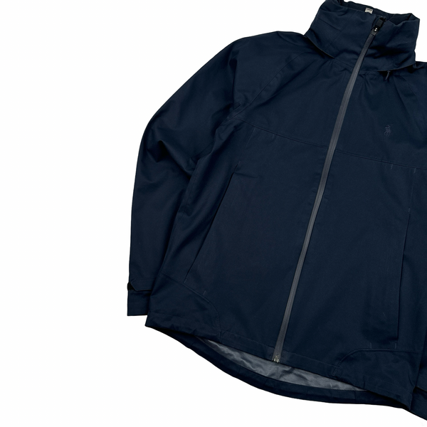 Ralph Lauren Performance Navy Smart Water Resistant Nylon Jacket - XS