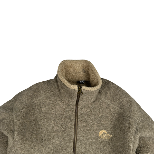 Lowe Alpine Alutian Brown Heavyweight Fleece Jumper - Small