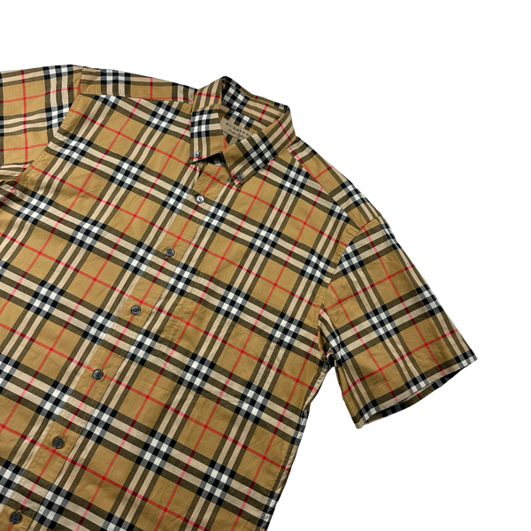 Burberry Nova Check Button Up Shirt - Medium