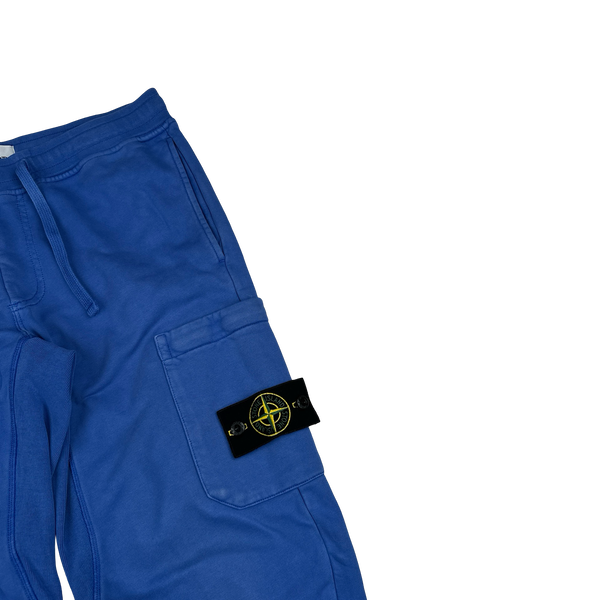 Stone Island 2019 Blue Slim Fit Cotton Joggers - Medium