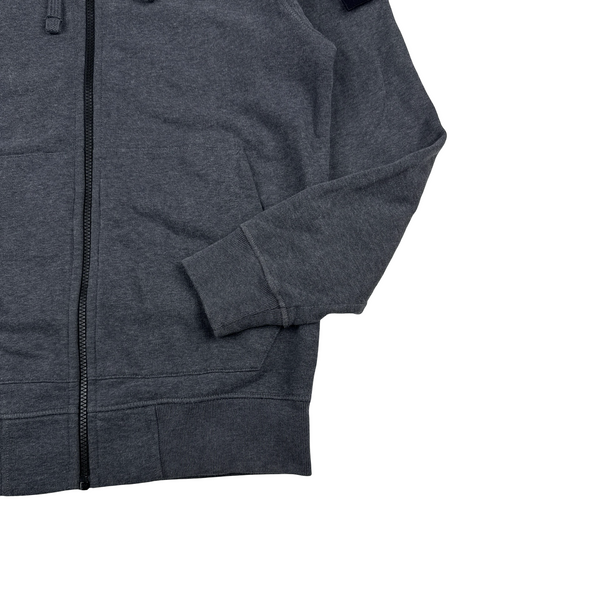 Stone Island 2020 Grey Zipped Cotton Hoodie - Medium
