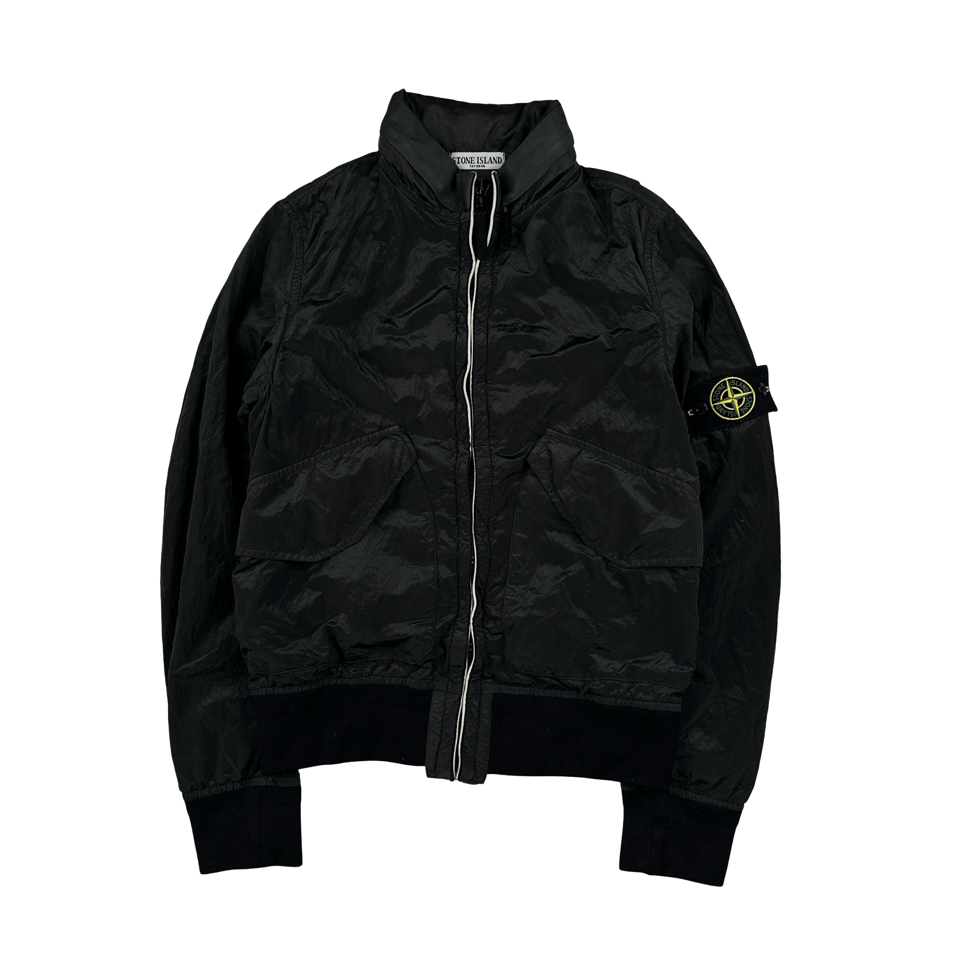 Stone Island 2008 Black Nylon Metal Shimmer Jacket - Small – Mat's