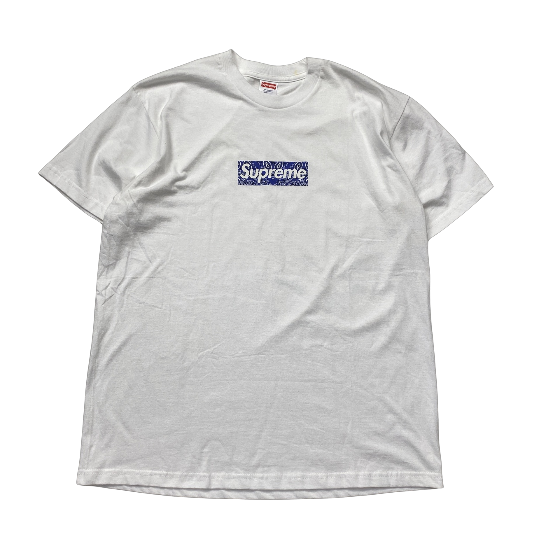 Supreme Bandana Box Logo T Shirt Large Mat s Island