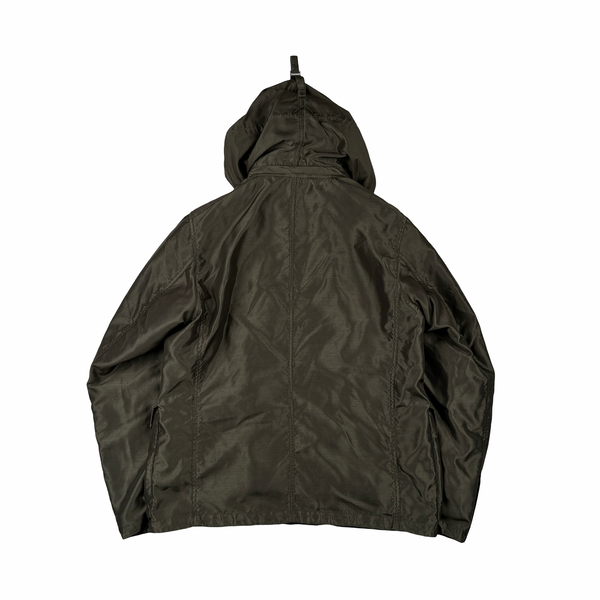 CP Company Brown Nysack Shimmer Multipocket Goggle Jacket - XXL