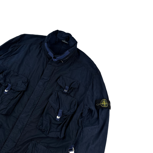 Stone Island 2009 Navy Multipocket Raso Jacket - XXL
