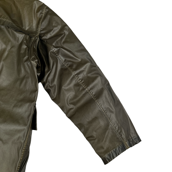 Stone Island 1990s Vintage Khaki Raso Gommato Jacket - XL – Mat's