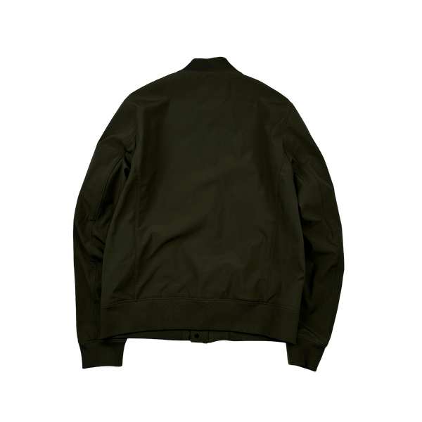 CP Company Khaki Soft Shell Bomber Jacket - Large