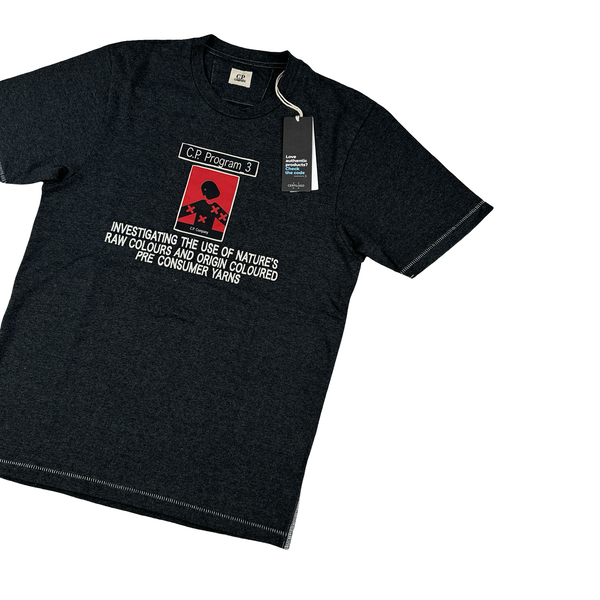 CP Company SEED_1 Dark Grey Graphic T Shirt - XS - Small